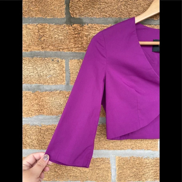 Flavio Castellani Fuchsia bolero jacket 42 - Picture 3 of 9